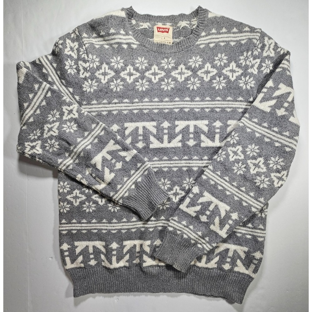 Levi's Strauss Christmas Style‎ Knit Sweater Levis Strauss & Co Men's Size Large